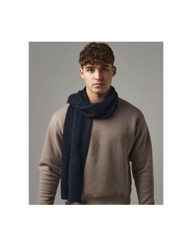 B-B424-Classic Waffle Knit Scarf